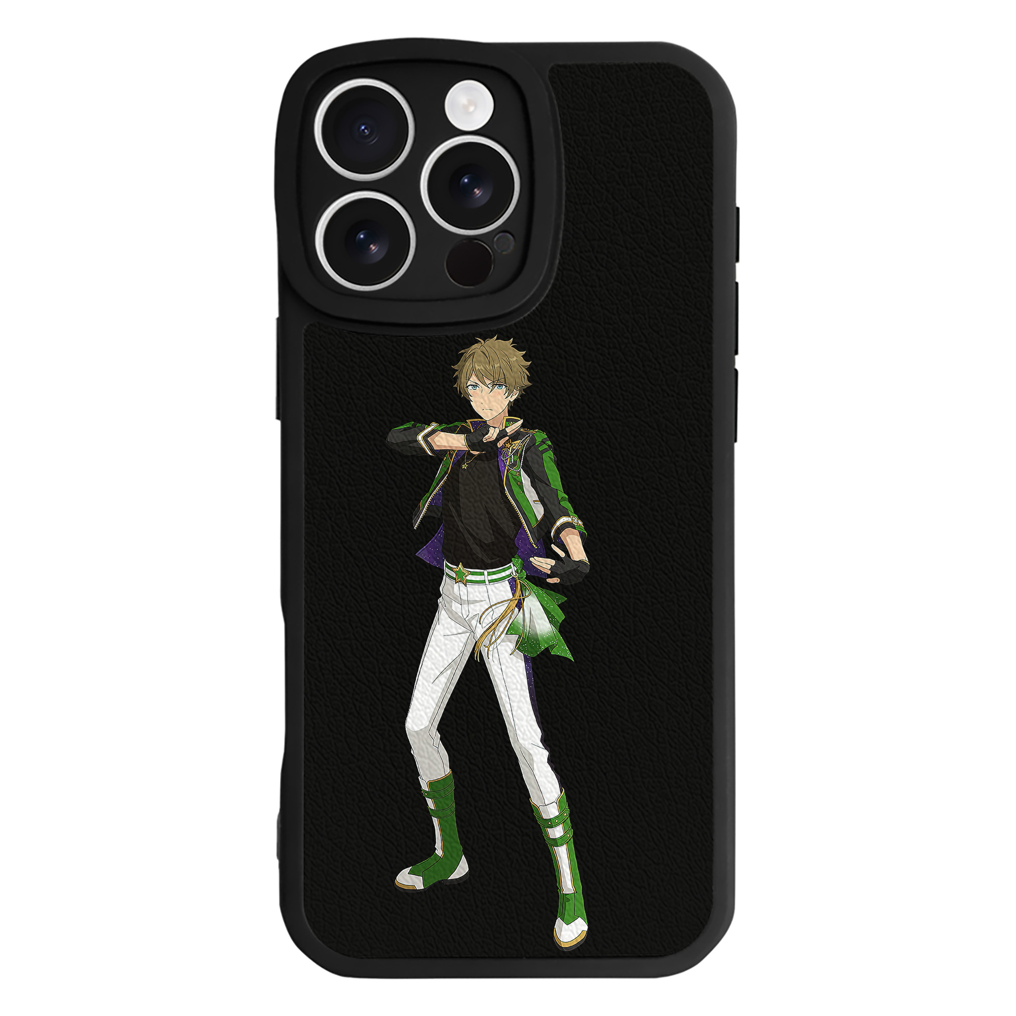 （画像用） あんさんぶるスターズ! Ensemble Stars 【iPhone 16シリーズ対応】シリコンスマホケース（レザー調） 材質：シリコン
